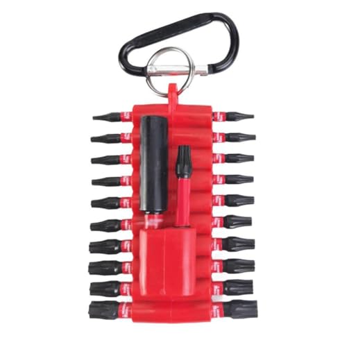 Vibsky Juego de 22 puntas de destornillador eléctrico de acero para impacto para PH T SQ PZ Hex(D (flor de ciruelo)