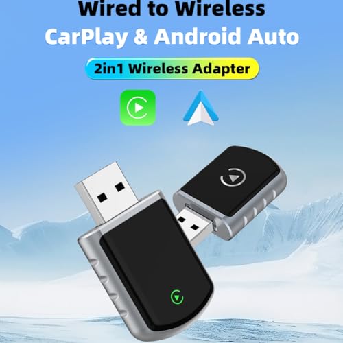 Adaptador Inalámbrico CarPlay para Android Auto Jnchdghwa con Caja Inteligente con IA para Coche 6