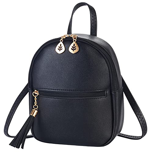 NUWA Mini Backpack Purse for Women Small Backpack for Teen Girl Gifts Trendy Stuff Cell Phone Purse Crossbody Wallet Lightweight Pouch Bag (Black5)