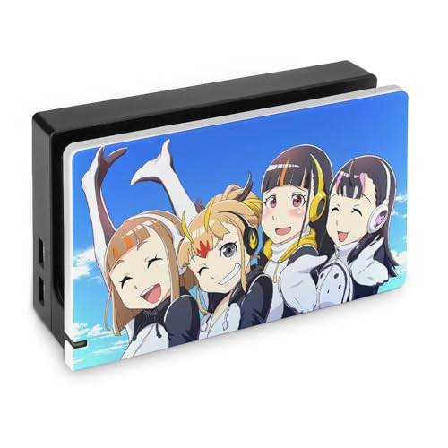 Switch ドックに対応カバー 可愛い アニメ柄 宇宙よりも遠い場所 よりもい 三宅日向 白石結月 Switch充電ドック対応 耐久性 軽量 薄型 保護カバー 散熱良い 全面保護 傷防止 キズ隠し アクセサリー 指紋/傷/汚れ/防塵 手触り/ 精密 装着