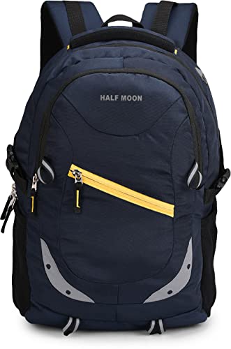 Half Moon Large 35L Laptop College School Travel Bag Backpack for Men...