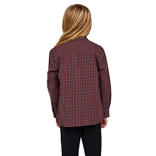Image of Volcom Girls' Getting Rad Plaid Long Sleeve Flannel Shirt