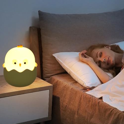 Lámpara de mesa de noche Zopsc diseño pollito LED miniatura 5
