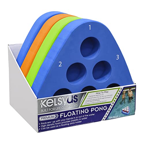 Swimways Premium Floating Swimming Pool Pong Game And Drink Holder (Assorted Color) #TOP4