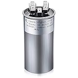 30/5 uF/MFD ±6% 370/440 VAC CBB65B Dual Run Round Capacitor, UL Listed Motor Run Capacitor for...