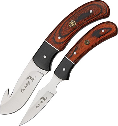 Elk Ridge ER-250WD Hunting Knife Set 8-Inch/7.5-Inch Overall