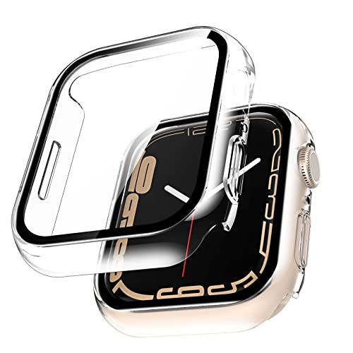 LϟK 2 Pezzi Trasparente Cover per Apple Watch Series 9