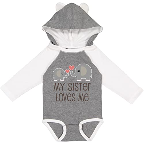 Image of inktastic My Sister Loves Me Long Sleeve Creeper