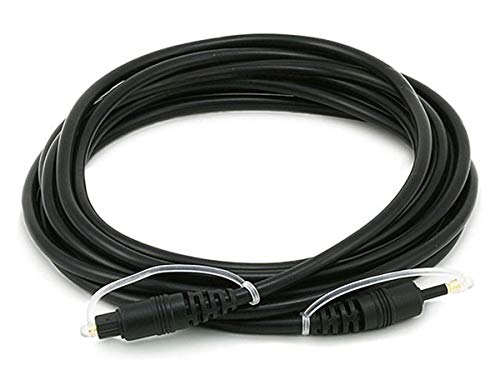 Monoprice 101558 12-Feet Optical TosLink to Mini TosLink M/M 5.0mm OD Molded Cable