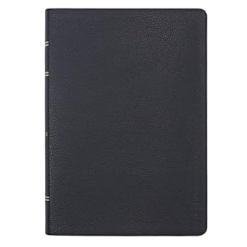 Imitation Leather Lsb Shepherd's Bible Paste-Down Midnight Blue Tuff-Skin Leather Book