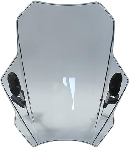 Deflector de carenado delantero para Yamaha FZ1 para FZ6 para FZ8 XJ6 universal, cubierta de parabrisas de motocicleta, lente ahumada, pantalla de