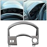 HECASA Instrument Cluster Dash Bezel Trim Compatible with Nissan 2004-2006 Titan Armada for Gauge Cover Dashboard Panel Replacement for 68240-7S000