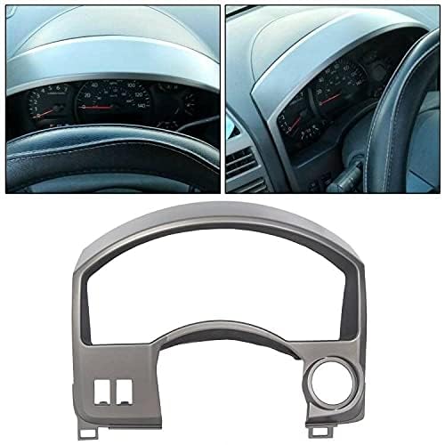 HECASA Instrument Cluster Dash Bezel Trim Compatible with Nissan 2004-2006 Titan Armada for Gauge Cover Dashboard Panel Replacement for 68240-7S000