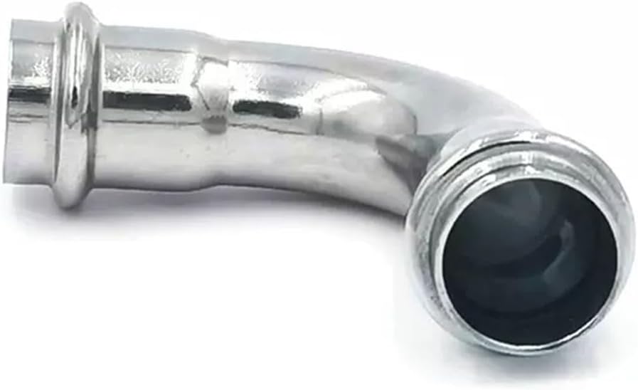 Stainless Steel Cast Pipe Fittings,1PCS DN15-DN50 Double Compression Equal Diameter 90 Degree Elbow, 304 Stainless Steel Double Clamp Elbow, Water Pipe Fittings Adapter(ID 50.8MM)