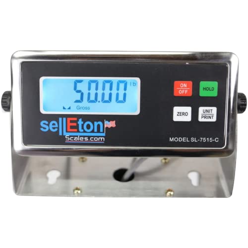 Báscula portátil industrial SellEton SL-920-2k para ganado miniatura 6