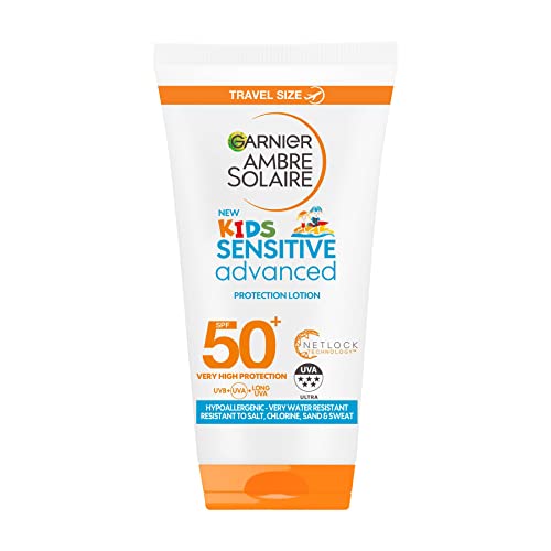 Garnier Niños Sensitive Advanced - Protector Solar para Pieles Claras, Sensibles e Intolerantes al...