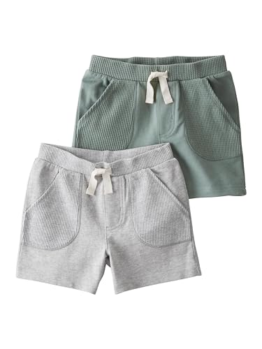 Image of little planet by carter's Baby 2-Pack Shorts Made with Organic Cotton