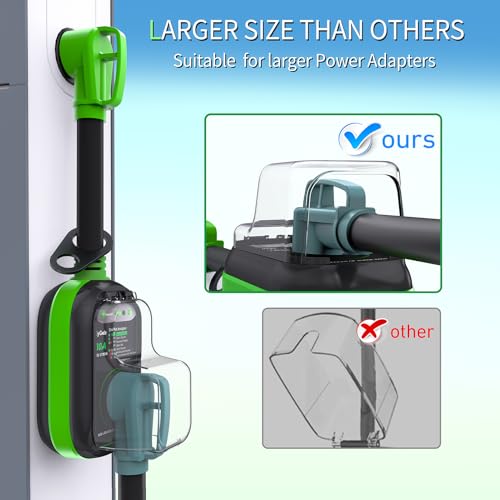 Image of EyGde RV Surge Protector 30 Amp Waterproof Upgraded 8400 Joules Surge Protector for 30Amp Plug, Voltage Protection with Circuit Analyzer Power Guard for Camper Travel Trailer, Green