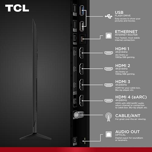 Image of TCL 85-Inch F8D Series 4K QLED Smart TV (85F8D, 2026 Model) with Dolby Vision HDR and Dolby Atmos, Game Accelerator 288 and VRR for Sports and Gaming | Fire TV, Alexa+, 120Hz Refresh, LED Backlighting