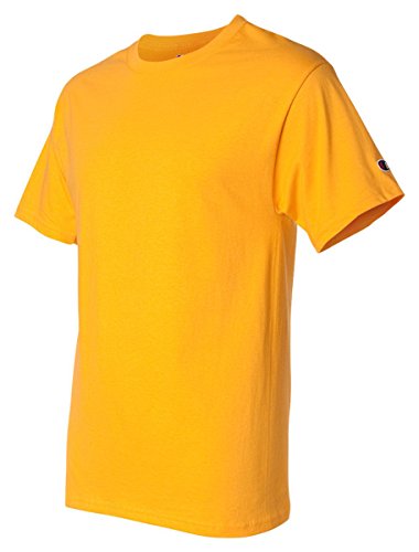 Champion Cotton Tagless T-Shirt - Gold