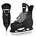 SMOOJOY Adjustable Ice Hockey Skates for Kids Men Women All Adult and Junior Sizes Outdoor Indoor Rink