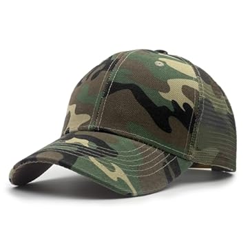 custom camo hat embroidery