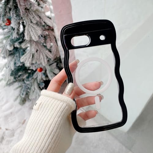 �X�}�z�P�[�X ���˂��� pixel 8a �P�[�X magsafe �Ή� �N���A ���킢�� ���� ������� �s�N�Z��8a �P�[�X �}�O�Z�[�t �ϏՌ� �g��t���[�� �E�F�[�u �f�U�C�� google pixel 8a �P�[�X �؍� �����p ���q���� PC+T