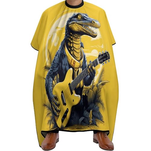 Alligator Cute Animal Hair Cutting Cape for Men Women Waterproof Barber Cape Adjustable Salon Haircut Capes