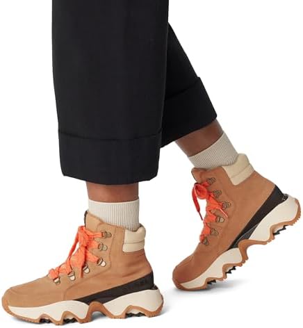 Sorel Women's Kinetic Impact Conquest Waterproof Shoes - Tawny Buff, Ceramic - Size 9 | Image 4