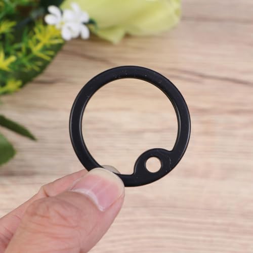 BUGUUYO Hundemarken Ringe 3.9 X 3.9 Cm Lautloser Gummi-Hundetag Schutz Zubehör Für Welpen Und Hunde (Zufällige Farbe)