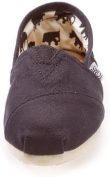 TOMS Women's Classic Alpargata Slip-On Shoe Black Canvas 8.5 M | Image 1