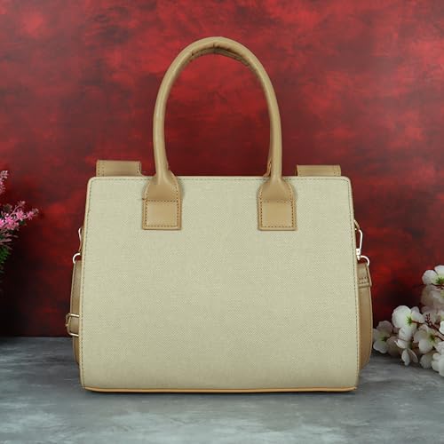 Image of NFI essentials Satchel Bags Ladies Purse Handbag Premium Women Shoulder Travel Bag for Work Gifts for Wife /Mother /Sister Stylish Office College Party Bag