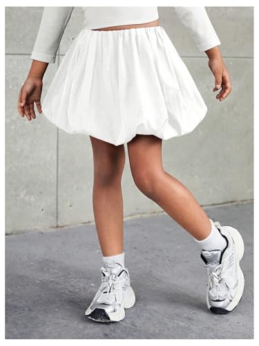 MakeMeChic Toddler Girls Skirt Bubble Mini Skirts Ruffle Skirts Girls Clothes4