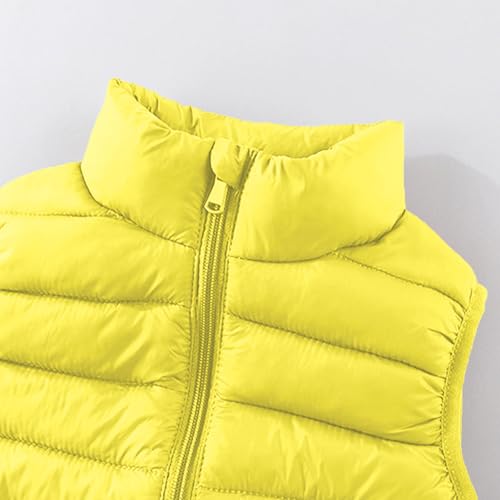 Girl Zip Up Puffer Vest Lightweight Sleeveless Down Jacket Warm Padded Winter Vests with Pockets Tween Girl Clothes3