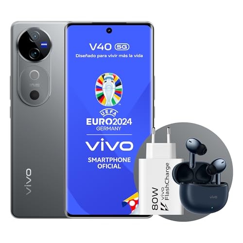 Vivo V40 5g Smartphone, 12gb Ram 512gb Rom, Pantalla 6.78 Amoled Curva 120 Hz, Cámara 50 Mp Con Ópticas Zeiss, Batería Bluevolt Xl De 5500mah, Carga Rápida Flashcharge 80 W, Plata Vivo V40 5g Smartphone, 12gb Ram 512gb Rom, Pantalla 6.78 Amoled Curva 120 Hz, Cámara 50 Mp Con Ópticas Zeiss, Batería Bluevolt Xl De 5500mah, Carga Rápida Flashcharge 80 W, Plata