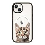 CASETiFY インパクト iPhone 14 ケース [MIL規格準拠 (4x MIL-STD-810G)/2.5mからの落下試験をクリア/MagSafe に対応] - Cat - ブラック