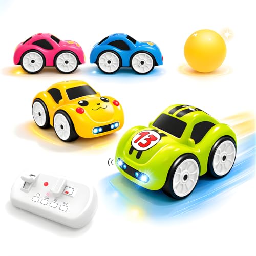 Image of Magic Induction Intelligent Sensor Remote Control Car for Kids | Mini Automatic Car with Ball | Obstacle Avoidance, Music & LED Lights | 4 Play Modes Educational Toy for Boys & Girls. (Random Color)