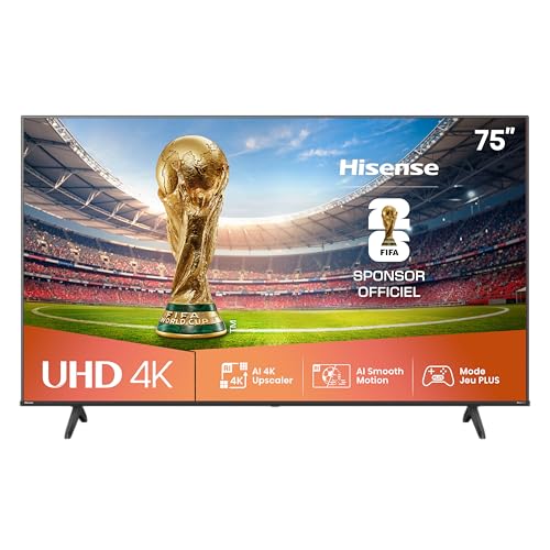 TV LED Hisense 4K UHD 75A6Q 189 cm 2025 - vue 8