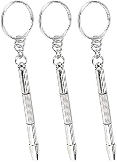 3 Pack Glasses Repair Kit Repair Tool 3 in 1 - Mini Stainless Steel Screwdriver for Optical Glasses, Eyeglass Frames, Sunglasses, Jewellery, Watches