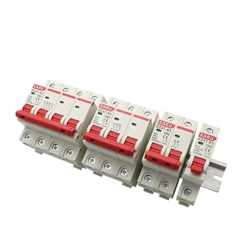 Disjoncteur miniature 6KA DZ47 triphasé protégeant contre surcharges - 6