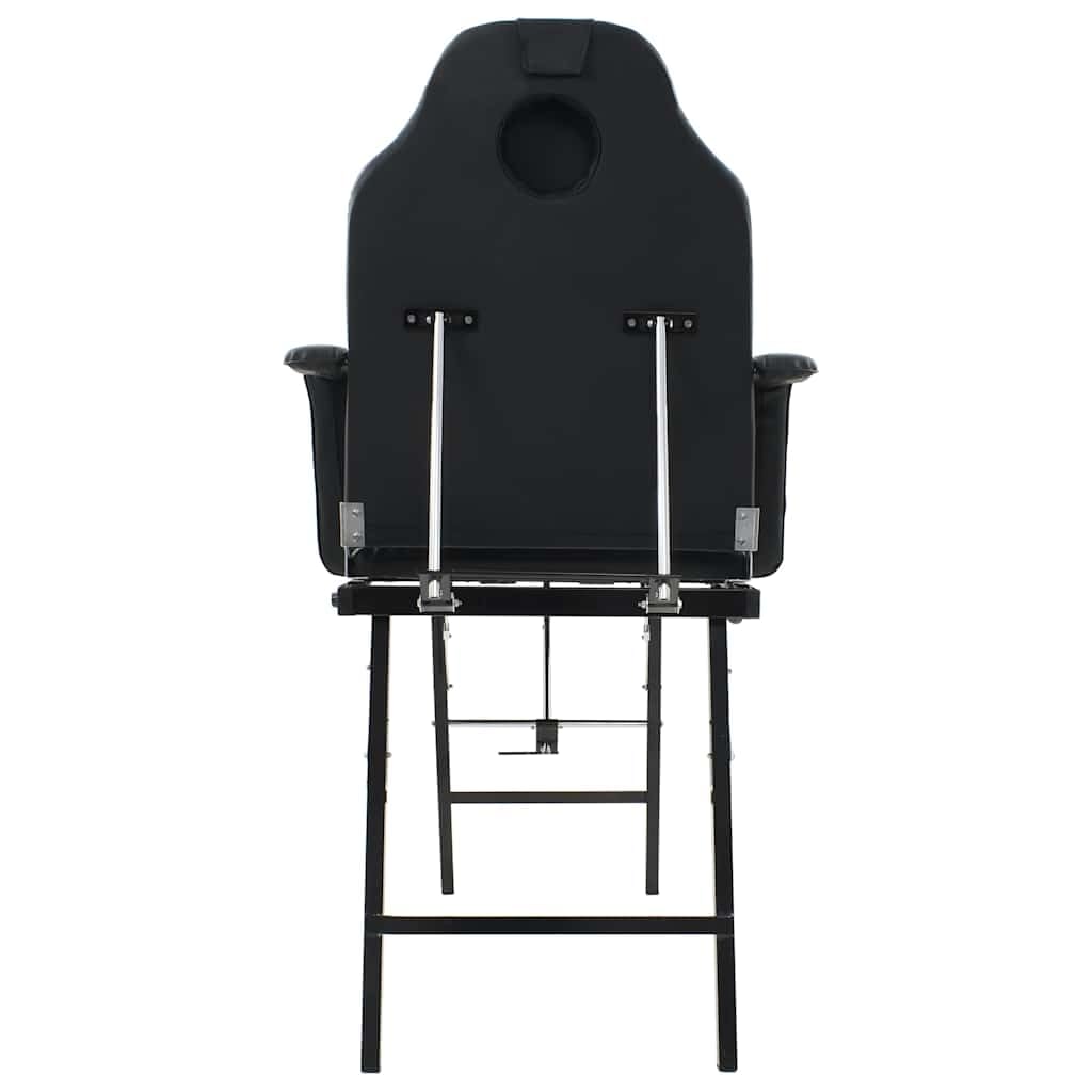 Generisch Gesichtsbehandlungsstuhl Tragbar Kunstleder 185x78x76cm Schwarz,Gesundheit & Schönheit,Körperpflege,Massage & Entspannung,Massagestühle,24.25KG,110160