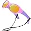 Round Pink Coating Lens