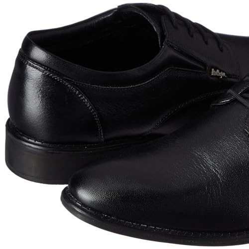 Image of Lee Cooper LC1473E2R Men's Leather Derby Formal Shoes | Lightweight, Comfortable & Stylish Lace-Ups for Office, Business