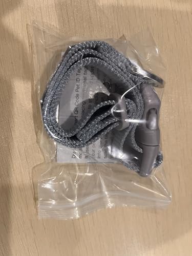 ThinkPet Intelligenter QR-Code Hundehalsband - Aus Nylon, Verstellbare Größe, Langlebig & Komfortabel, Echtzeit-Ortung mit Kontaktinformationen des Besitzers-Violett Farbe-Medium(Halsumfang:33-51cm)