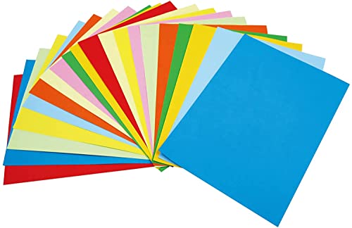 Image of A4 Size Vibrant Color Sheets for Origami Art and Craft Set of 100 Sheets Origami Project, Project, Assignment, Paper Decoration, File Decoration Size - 28x21 Cm (28x21 Origami Sheets 100)