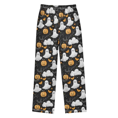Ghosts Pumpkins Cartoon Boys Pants for Kids Jogger Pants with Pockets S2