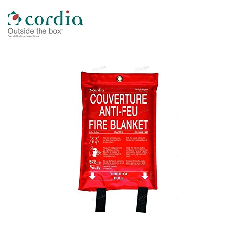 Couverture anti–feu 1.20m x 1.80m – Boitier PP