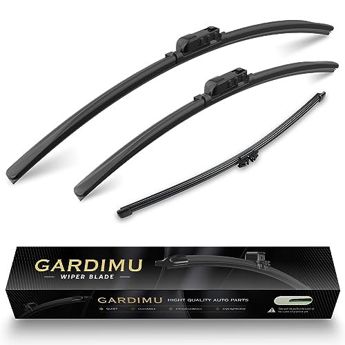 Image of Front and Rear Windshield Wipers for BMW X5 2019-2026 for Car Window | Quiet and Streak-Free Front and Back Wiper Blades Assembly All-Season OEM Automotive Replacement Accessories