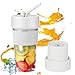 Mezclador portátil licuadora pequeña de frutas con pajita para mezclar alimentos Imagen de Mezclador portátil licuadora pequeña de frutas con pajita para mezclar alimentos