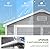 6x3 Shed Resin Outdoor Storage with Floor Included, Waterproof Lockable Small Plastic Garden Tool Sheds